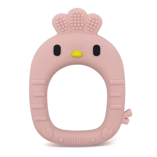 Luvli Bijtring – Zachte Siliconen Kip voor Baby’s