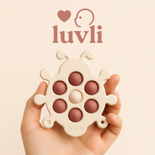 LUVLI® Sensorisch Pop-It Speeltje – Lieveheersbeestje | Rustgevend & Educatief
