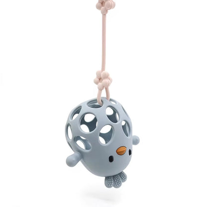Luvli Sensory Grip Ball – Siliconen Rammelaar & Speelbal